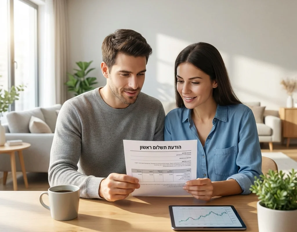 התשלום הראשון של המשכנתא | משכנתא בפיג'מה