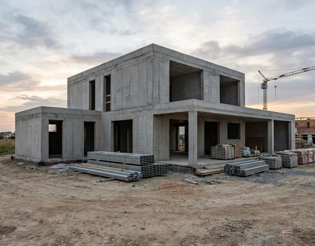 מה זה אומר כשרואים בבנייה עצמית שלד של בית שלא סיימו לבנות אותו?