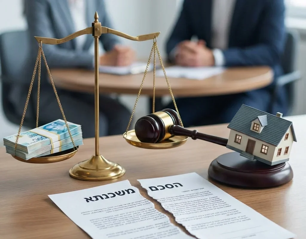 משכנתא כנשק בגירושין - סכסוך פיננסי