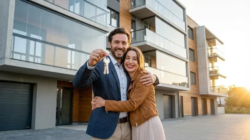 זוג צעיר שזכה במחיר מטרה