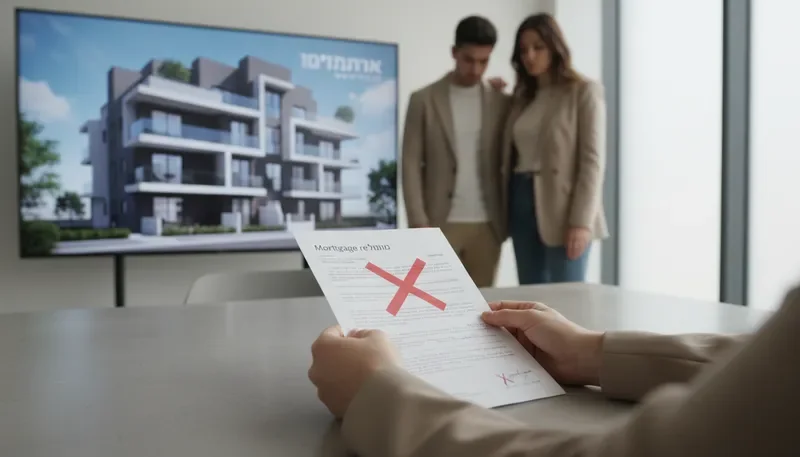סירוב משכנתא בדירה בהנחה