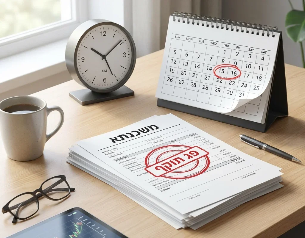 אישור עקרוני למשכנתא פג תוקף