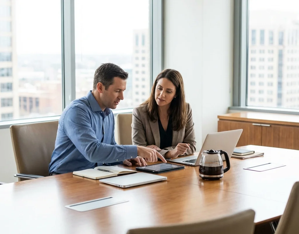פגישת ייעוץ עסקי