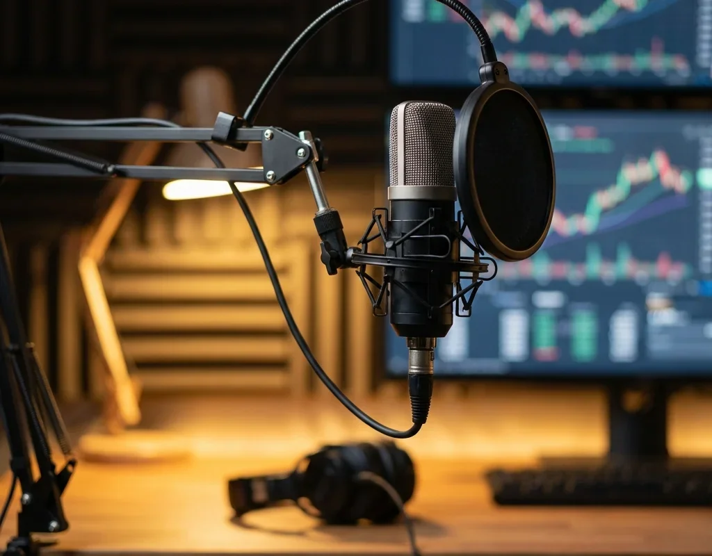 אולפן פודקאסט משכנתא בפיג'מה