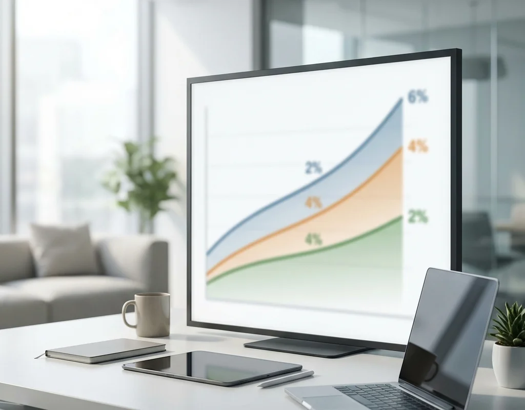 גרף רגישות החזר חודשי